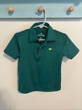 Masters green polo boys size 2T